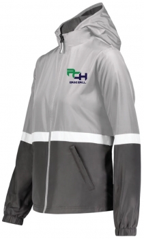 1G - Ladies Athletic Grey/Carbon Holloway Reversible Jacket
