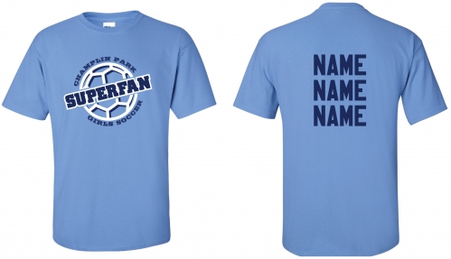 1A - Adult Carolina Blue Gildan Superfan Short Sleeve T-Shirt