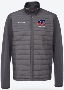 2S - Adult Charcoal CCM Quilted Jacket