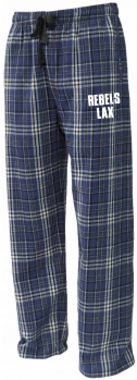 1H - Adult Navy/White Pennant Flannel Pant