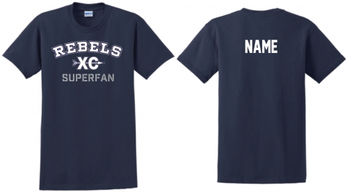 1I - Adult Navy Gildan Superfan Short Sleeve T-Shirt