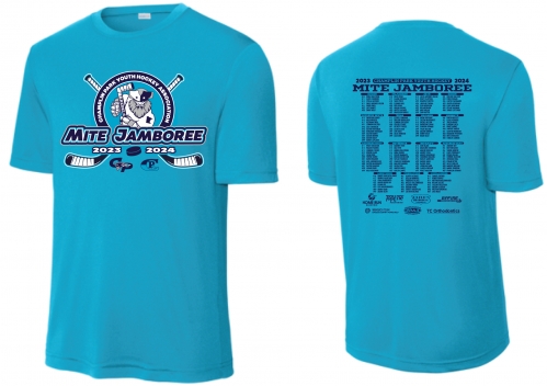 1B - Adult Atomic Blue Sport-Tek Short Sleeve Tee