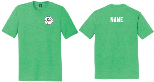 1D - Adult Green Frost District Short Sleeve Tee Shirt