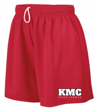 0C - Girls Red Augusta Shorts