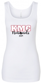 0F - NATIONALS TANK TOP - Women's White BELLA+CANVAS Tank Top