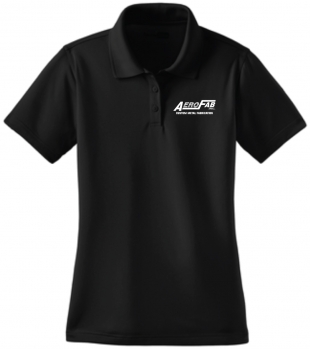 1P - Ladies Black CornerStone Polo Shirt