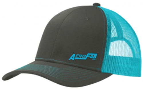 2B - Grey Steel/Neon Blue Port Authority Snapback Cap