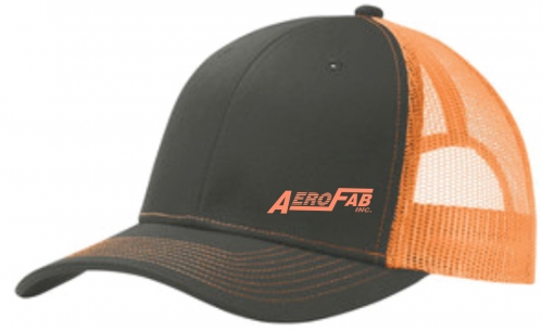 2C - Grey Steel/Neon Orange Port Authority Snapback Cap