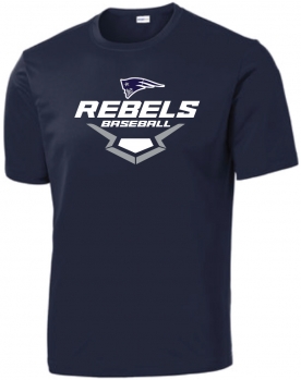 1Q - Adult Navy Sport-Tek Short Sleeve Tee Shirt