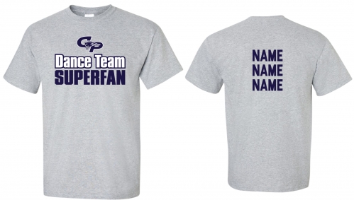 0A - Adult Sport Grey Gildan Superfan Short Sleeve T-Shirt