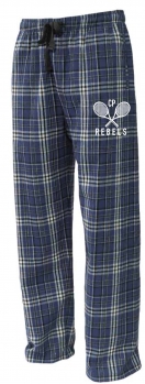 1G - Adult Navy/White Pennant Flannel Pant