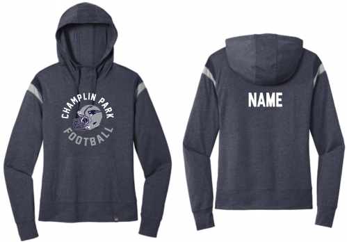 1K - Ladies Navy New Era Lightweight Hoodie