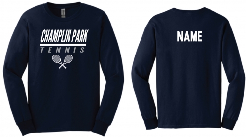 1B - Adult Navy Gildan Long Sleeve Tee Shirt