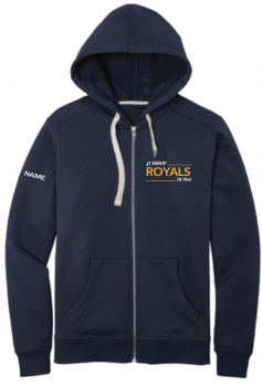 1Q - Women's True Navy District Full-Zip Hoodie