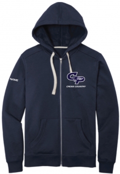 1G - Adult True Navy District Full-Zip Hoodie