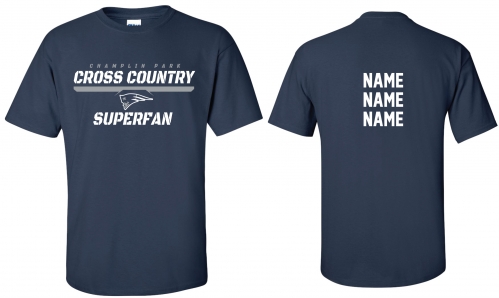 1I - Adult Navy Gildan Superfan Short Sleeve T-Shirt