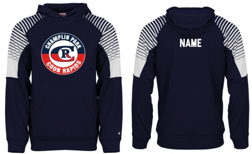 0C - GIRLS MITE HOOD - Youth Navy/White Badger Hood