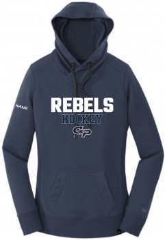 1S - Ladies True Navy New Era Pullover Hoodie