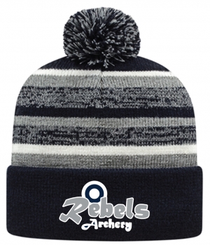 1D - Navy/Heather/White Cap America Pom Cap