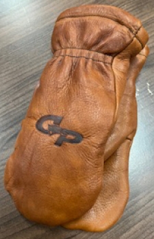 1K - Brown Century Leather Products Mitten - Chopper