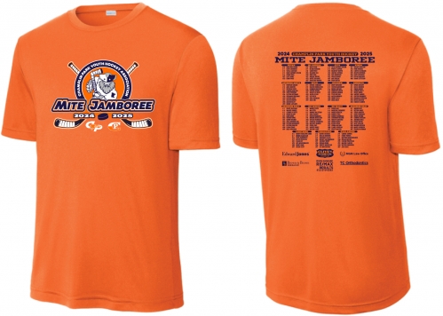 1B - Adult Neon Orange Sport-Tek Short Sleeve Tee