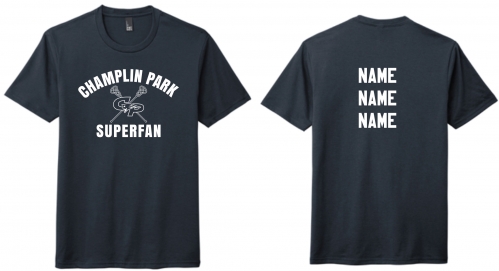 1A - Adult New Navy District Short Sleeve Superfan Tee Shirt