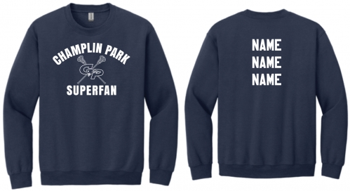 1C - Adult  Navy Gildan Crewneck Sweatshirt